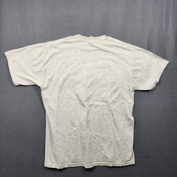 Vintage Mens Shirt Large Grey Jerzees Train Legends of the Rail 2002 Y2K T Shirt - Picture 2 of 11